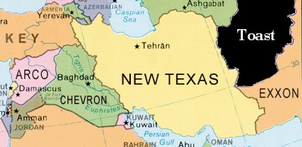 Proposed new map of the Middle East